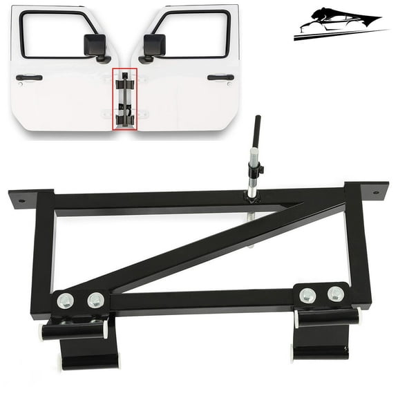 Wall Mount Door Storage Hangers Steel For Jeep Wrangler CJ-7, YJ, TJ, JK and JL