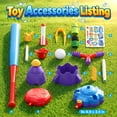 thumbnail image 7 of Flooyes 4-in-1 Water Spray Baseball Play Toys Set, Water Baseball Game Outdoor Activity, Indoor Outdoor Toys for Kids Boys Girls 6 7 8 9 10 11 12, 7 of 7