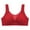 Red, variant on Loopsun Womens Bra Plus Size, Bras for Women, Woman's Solid Thin Style Breathable Back Buckle Bra without Steel Rim Beige L