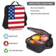 thumbnail image 5 of Disketp America Flags3 Mochila Estampada de Gran Capacidad con Lonchera y Estuche, Set de 3 Piezas para Estudiantes, 5 of 7