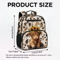thumbnail image 6 of Aplkyhs 13.5 Inch Backpack for Age 6-12 Sunflower Highlands Cow School Bag Lightweight Water Resistant Bookbag with Adjustable Straps for Elementary Travel, 6 of 6