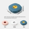 thumbnail image 4 of ziyahihome Cable Organizer Rotating Cable Winder Box Plastic Portable Wire Storage Case Phone Holder, 4 of 9