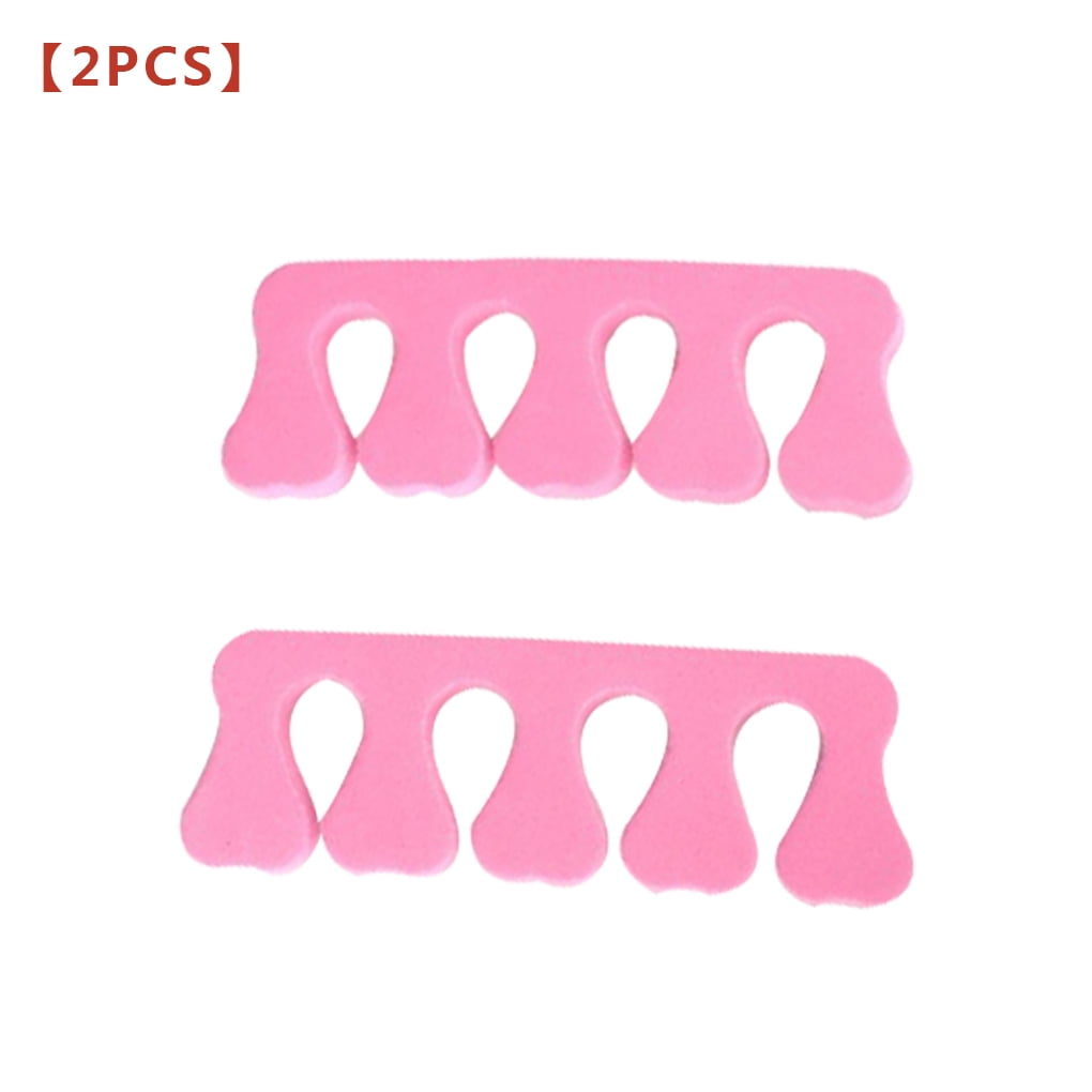 2pcs Toe Separators Soft Sponge Foam Nail Dividers Manicure Pedicure Salon Tool