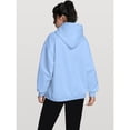 thumbnail image 5 of Women's Oversized Fleece Hoodie Comfy Loose Fit Pullover Sweatshirt Fall Winter Clothes, 5 of 6