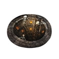 thumbnail image 2 of Halloween 3D Illusion Round Area Rug Soft Non Slip Floor Mat With Spooky Design For Living Room Bedroom Entryway Home Decor 15.7x15.7 Inches, 2 of 3
