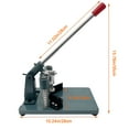 thumbnail image 2 of Manual Corner Rounder Cutter All Metal Round Edge Cutting Machine Paper Punch Cutter 30mm Cutting Thickness with R6 R10 Blade, 2 of 7