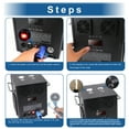 thumbnail image 5 of 2Pcs 700W Cold Spark Firework Machine, DMX Sparkler Fountain Stage Effect Machine w/ Remote Black, 5 of 17