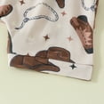thumbnail image 5 of Toddler Boys Outfits Short Sleeves T-Shirt Elastic Shorts Set Summer Cowboy Outfit Little Boy 2 Piece, 5 of 6