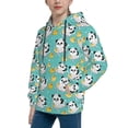 thumbnail image 2 of Daiia Panda Bathing for Boys Fashion Hoodies & Sweatshirts with Kangaroo Pocket,Hooded Sweatshirt for Kid, Breathable& Moisture Wicking-Medium, 2 of 6