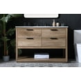 thumbnail image 4 of Elegant Lighting VF19248NT Larkin 48" Free Standing Single Basin Vanity Set - Wood, 4 of 7