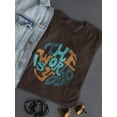 thumbnail image 3 of The World Is Yours Groovy Style T-Shirt Women -Image by Shutterstock, Female 4X-Large, 3 of 4
