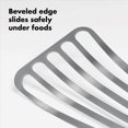 thumbnail image 4 of OXO Good Grips – Espátula de restaurante, Fish Turner (Volteador de pescado), Acero inoxidable, 1, 4 of 7