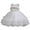 White, variant on AUNVITO Girls Sleeveless Round Neck Dress Mesh Tulle Layered Pageant Evening Party Princess Gown Elegant