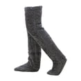thumbnail image 1 of Calcetines peludos hasta la rodilla para hombre y mujer, cómodos y cálidos, hasta el muslo, para dormitorio y hogar. Longitud de pierna 55cm, 1 of 9
