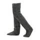 thumbnail image 1 of Calcetines altos por encima de la rodilla para hombre y mujer, calcetines para botas, pantuflas de felpa suaves, medias para piernas Longitud de pierna 55cm, 1 of 9