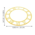 thumbnail image 2 of Houderco 2Ud Adhesivo Con Números En Acrílico Dorado Para De Pared, 2 of 8