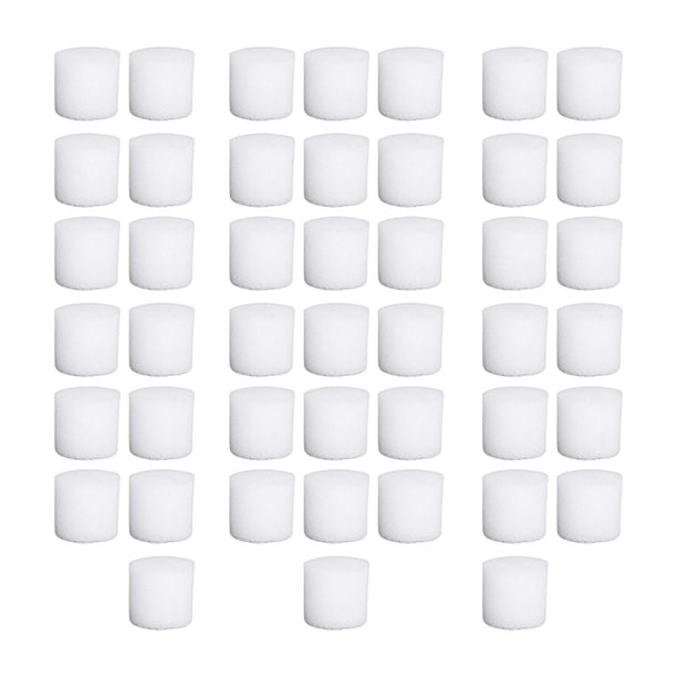 Esponjas hidropónicas Esponja de cultivo Accesorios blancos Fuerte absorción de agua 4.5x3cm 45pcs