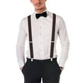 thumbnail image 7 of Buyless Fashion Suspenders for Men - 48" Elastic Adjustable Straps 1 1/4" - X Back - 5104-Black, 7 of 7