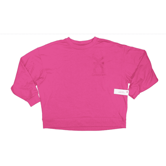 Calvin Klein CK Embroidered Crew Neck Women's Sweatshirt