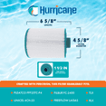 thumbnail image 3 of Hurricane 3 Pack HF4H23-01 Advanced Pool and Spa Filter Cartridge Replacement, 3 of 10