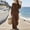 #196-Coffee, variant on Womens Jumpsuit Solid Color Long Sleeve Long Pants Casual with Adjustable Straps Waist Cinching Soft for Daily Summer Gift