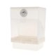 thumbnail image 1 of Parakeet Food Dispenser No Mess Clear Acrylic Parrot Feeder Cockatiel Cage Accessories Feeding Supplies for Budgies, 1 of 4