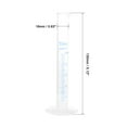 thumbnail image 2 of Uxcell 10ml 2-Sided Metric Marking Plastic Graduated Cylinder 24 Pack, 2 of 5