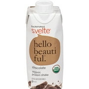 CalNaturale Svelte Chocolate Organic Protein Shake, 11 fl oz, (Pack of 12)