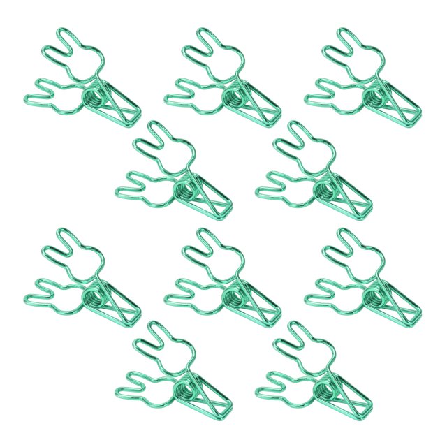 Abrazaderas De Papel 100 Piezas Material De Metal Hueco Clips De Carpeta De Fuerza De Sujeción Fuerte Regalo Para Documento ANGGREK Arte y Manualidades