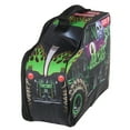 thumbnail image 2 of Monster Jam Grave Digger Truck Shaped Insulated Big Large Work Lunch Box Bag 12", 2 of 6