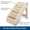thumbnail image 4 of PetSafe CozyUp Folding Dog Stairs - Dog Steps for High Beds, Sofa, Furniture - Support 150-200 lb, 4 of 4