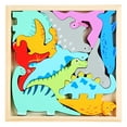 thumbnail image 1 of Kids Wooden Vehicle Food Number Cognition Puzzle Learning Educational Toy, 1 of 1