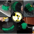 thumbnail image 3 of (Rojo) Juego de cepillos para taladro eléctrico de 5 piezas, cepillo para pisos, cepillo para pulir, cepillo para limpiar azulejos, cepillo para excavar, cepillo para lavar autos, cepillo para taladro, 3 of 5