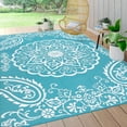 thumbnail image 1 of Outdoor Rugs &#x Outdoor Patio Rug Reversible Mats RV Camping Rugs Outdoor Area Rug Portable Plastic Straw Rug Outside Rugs for Patio RV Camping Balcony Beach, 1 of 7