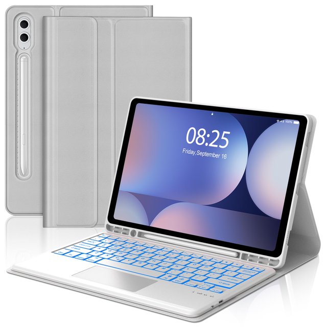 Funda con teclado SENGBIRCH para Samsung Galaxy Tab de 12,4"