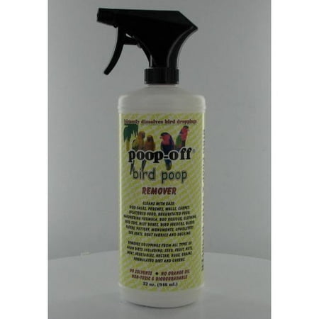 Poop-Off Bird Poop Remover, Spray, 32 fl oz (Best Way To Clean Bird Poop Off Deck)