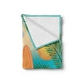 thumbnail image 2 of Graphic Beach Soft Flannel Fleece Throw Blanket, Summer Holiday Fun Cartoon with Surf Broads Sand Bucket and Shell, Cozy Plush for Indoor and Outdoor Use, 60" x 80", Multicolor, by Ambesonne, 2 of 5