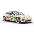 thumbnail image 6 of Rwraps Classic Floral Passionate Carnations Gloss Vinyl Film Wrap 59in x 7ft Vinyl Vehicle Car Film, 6 of 9