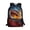 Flaming Rugby Ball, variant on Uorisanigo Galaxy Wolf School Backpack Lightweight Kids Children School Bag for Preschool Kindergarten Elementary Boys and Girls Sports Casual Daypack - 17 Inch