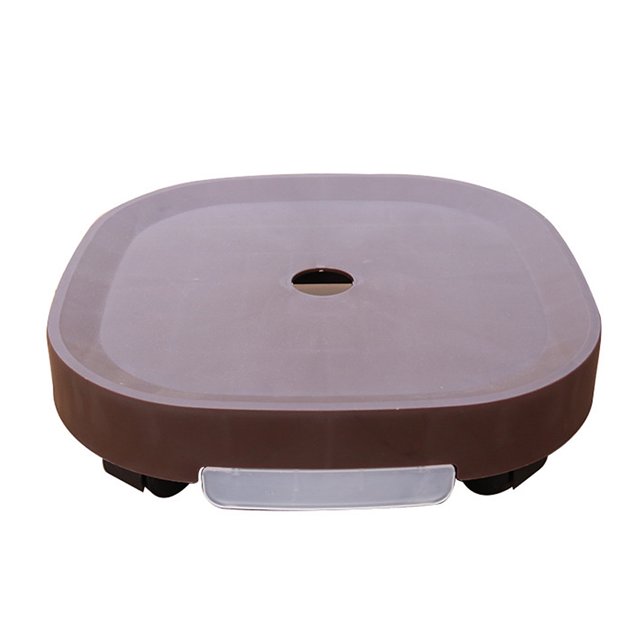 Support de Fond de Pot de Fleurs Mobile Support Roulant pour Pot Déplace la Palette Roue Cachée Jardinage Fournitures de Jardin Support