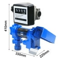 thumbnail image 2 of Miumaeov 265W Fuel Transfer Pump Kit 20GPM 12V DC Diesel Gasoline Anti-Explosive Fuel Transfer Pump with Hose High-Flow Nozzle and Oil Automatic Meter Blue, 2 of 13