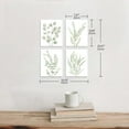 thumbnail image 6 of Botanical Bathroom Wall Art, Framed Boho Canvas Wall Art for Bedroom, Light Sage Green Eucalyptus Wall Decor, Minimalist Plant Art Print for Office, 8”x10”, Set of 4PCS, 6 of 6