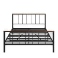 thumbnail image 5 of Metal Platform Bed frame with Headboard and Footboard,Sturdy Metal Frame, No Box Spring Needed(Full), 5 of 9