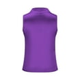thumbnail image 4 of BSDJILFG Womens Camisoles Casual Solid Color Button Down Lapel Vest Shirts Tank Tops Satin Silky Blouse Loungewear Sleepwear Blouse S-3XL, 4 of 5