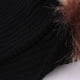 thumbnail image 4 of Bufanda de Cuello con Pompom de Invierno perfke Negro, 4 of 5