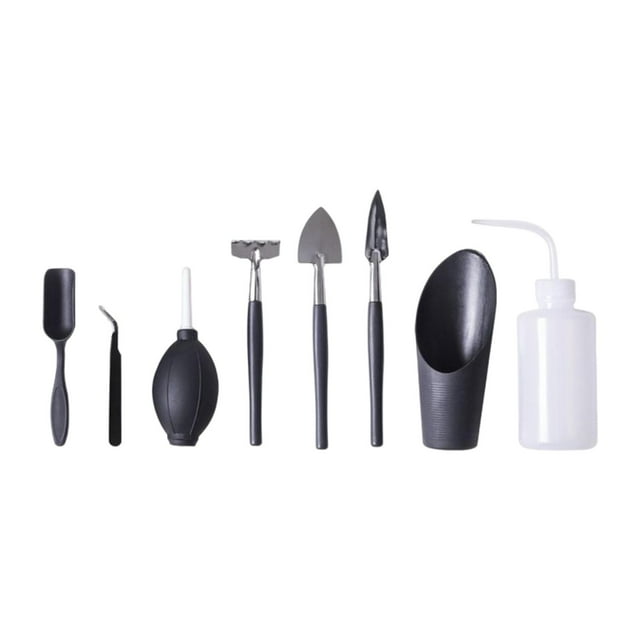 de herramientas para trasplante de manos suculentas, 8 piezas para cactus, plantas de interior, herramientas para bonsái, acero inoxidable fácil DYNWAVEMX Trasplante