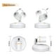 thumbnail image 4 of Wireless Spot Lights Battery Operated Accent Lights Indoor Dimmable LED Spotlight Anywhere Rotatable Wall Light(2 Pack), 4 of 5