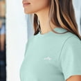 thumbnail image 5 of Dalix Salty Everyday Tee Lightweight Short Sleeve Summer Shirt Womens in Mint XL X-Large, 5 of 5