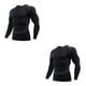 thumbnail image 4 of Jumpingount Ropa interior térmica para hombre, medias elásticas deportivas de secado rápido, ropa deportiva de manga larga para correr en Nuevo estilo,L 2piezas, 4 of 6