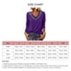 thumbnail image 5 of Suéter de cuello en V para mujer, suéter de cuello en V con estampado de leopardo, túnica con cuello en V, top con parches de leopardo, verdadera excelencia, 5 of 5